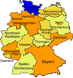 Bundesland Schleswig Holstein Landkarte Sehenswertes Schleswig Holstein