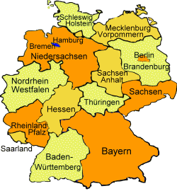 Stadtstaat und Bundesland Bremen - Ausflugsziel in Deutschland