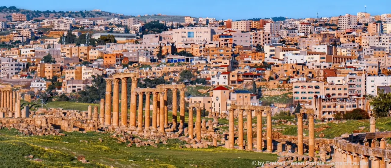 Jordanien Gerasa Jerash Tempel Artemis Heiligtum Attraktionen