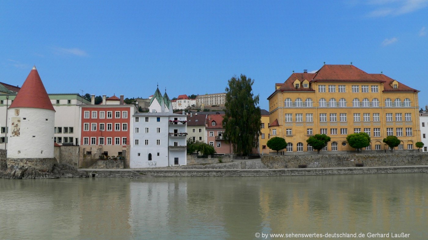 Sehensw  rdigkeiten der Fl  sse Stadt Passau Ausflugsziele